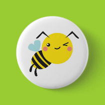 cheeky  bee button