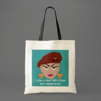 Cheeky Girl Gamer Tote Bag bags