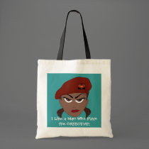 Cheeky Girl Gamer Tote Bag bags