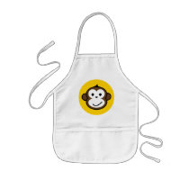 Cheeky Monkey aprons by funkyartlittlepeople Cheeky Monkey aprons