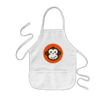 Cheeky Monkey aprons by funkyartlittlepeople Cheeky Monkey aprons