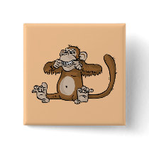 Cheeky monkey button