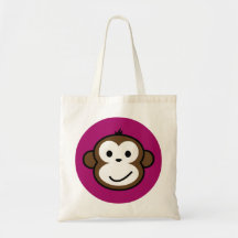 Cheeky Monkey Canvas Bag