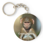 Cheeky Monkey - Cute Baby Baboon Keychain