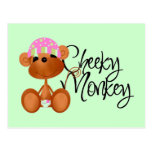 Cheeky Monkey - Girl Tshirts and Gifts Post Cards