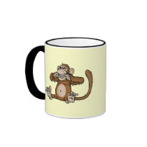 Cheeky monkey mugs by rowan9 Cheeky monkey mugs