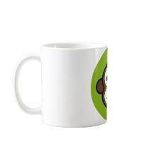 Cheeky Monkey mugs by funkyartlittlepeople Cheeky Monkey mugs