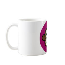 Cheeky Monkey mugs by funkyartlittlepeople Cheeky Monkey mugs