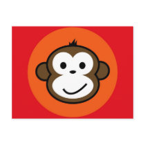 Cheeky Monkey postcards by funkyartlittlepeople Cheeky Monkey postcards