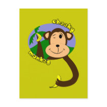 Cheeky Monkey postcards by MissMissyLue Cheeky Monkey postcards