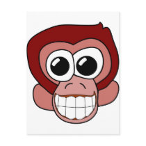 Cheeky Monkey postcards by pollop Cheeky Monkey postcards