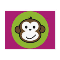 Cheeky Monkey postcards by funkyartlittlepeople Cheeky Monkey postcards