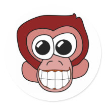 Cheeky Monkey stickers by pollop Cheeky Monkey stickers