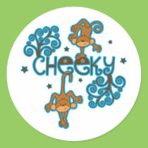 Cheeky Monkey stickers