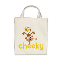 Cheeky Monkey Tote Bag