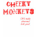 Cheeky Monkeys - Red t-shirts