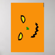 Cheeky Pumpkin 24 X 36 Poster