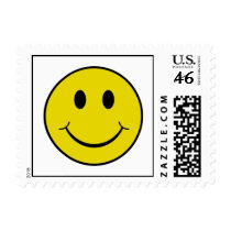 Cheeky Smiley Postage Stamp
