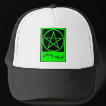 Cheeky Witch Pentagram Collection (Green) hats