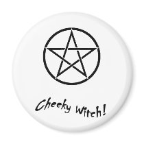 Cheeky Witch Star Collection (Black & White) magnets