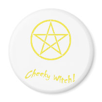 Cheeky Witch Star Collection (Yellow) magnets
