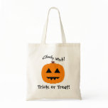 Cheeky Witch Trick or Treat Bag - Pumpkin