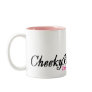 CheekyButler Two Tone Pink Mug