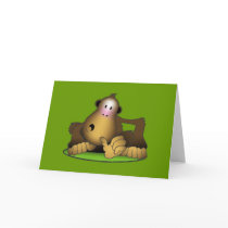 Cheempee Greeting Cards cards