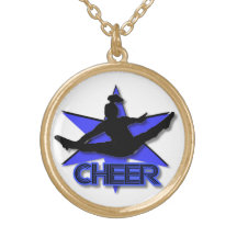Cheer blue necklace