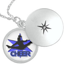 Cheer blue necklace