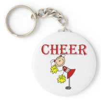 CHEER Cheerleader Tshirts and Gifts Keychains