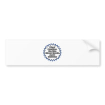 Cheer Coach...Because I Said So Bumper Sticker