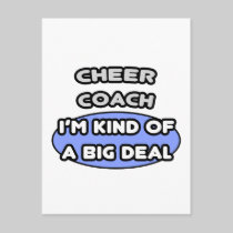 Cheer Coach ... Kind of a Big Deal Postcards