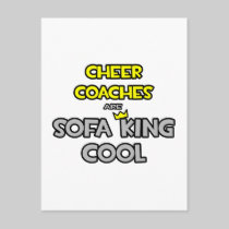Cheer Coaches Are Sofa King Cool Postcard