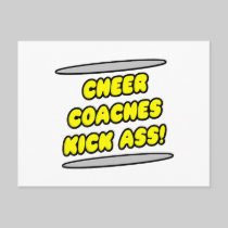 Cheer Coaches Kick Ass! Postcards