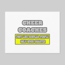 Cheer Coaches...Much Smarter Postcards