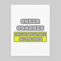 Cheer Coaches...Much Smarter Post Card