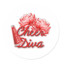 cheer diva gear stickers