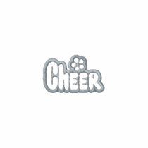 Cheer embroidered shirts