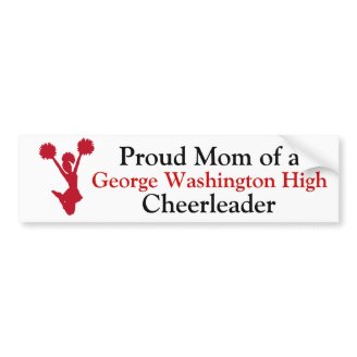 Cheer Mom Bumper Sticker