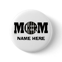 CHEER MOM BUTTON (CUSTOM)
