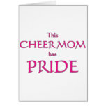 Cheer mom has pride! Proud cheer mom Greeting Card