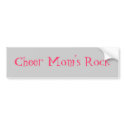 Cheer Mom's Rock bumper stickers
