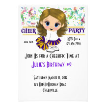 Cheer Party Custom Announcement