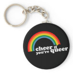 Cheer Queer Key Chain