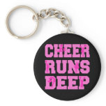 CHEER RUNS DEEP KEYCHAINS