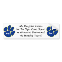 Cheer Squad Bumper Sticker bumper stickers