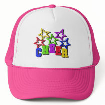 Cheer Stars Mesh Hats