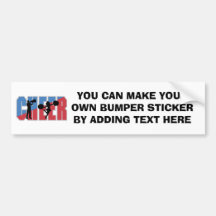CHEER T-shirts and Gifts Bumper Stickers
