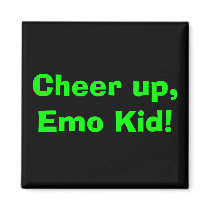 Cheer up, Emo Kid! magnets by KrazySkaterChick Cheer up, Emo Kid! magnets